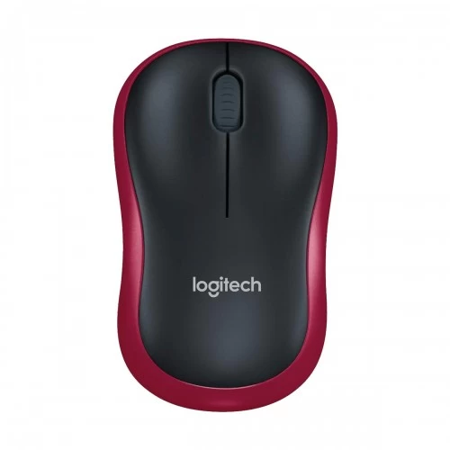 Logitech M185 Red Wireless Mouse