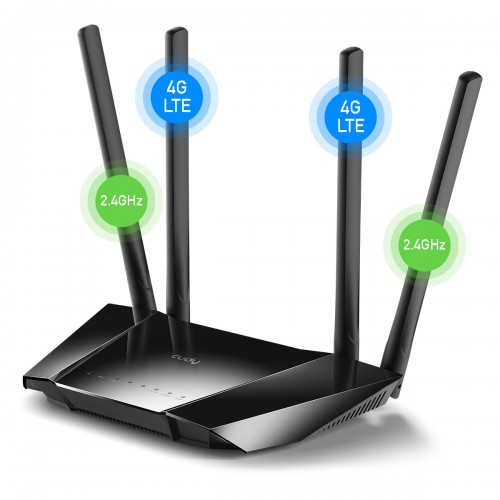 Cudy LT400 300Mbps Wireless N 4G LTE Router