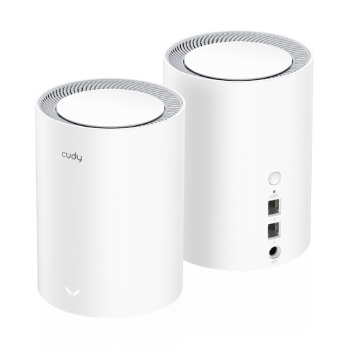 Cudy M1800 AX1800 Whole Home Mesh WiFi Router (2 Pack)