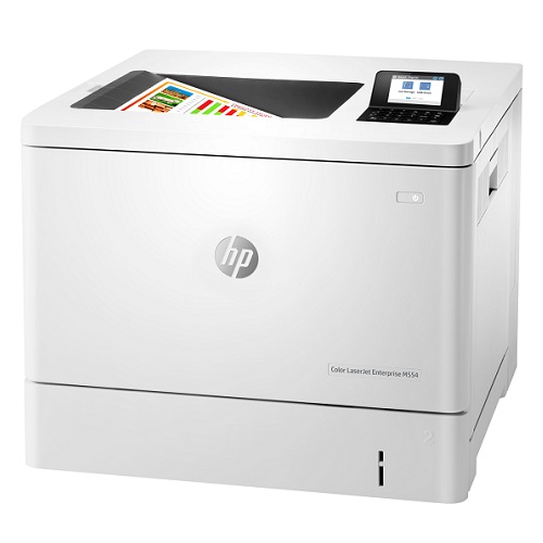 HP Enterprise M554dn Single Function Color Laser Printer