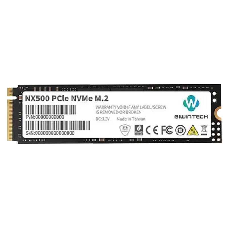 Biwintech NX500 128GB PCIe NVME M.2 SSD