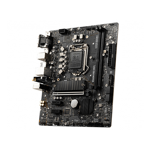 MSI B560M PRO WIFI 10th Gen and 11th Gen Micro ATX Motherboard