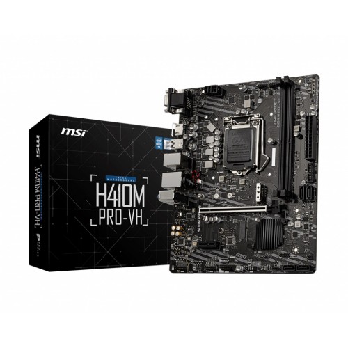 MSI H410M PRO-VH Intel 10th Gen Micro-ATX Motherboard