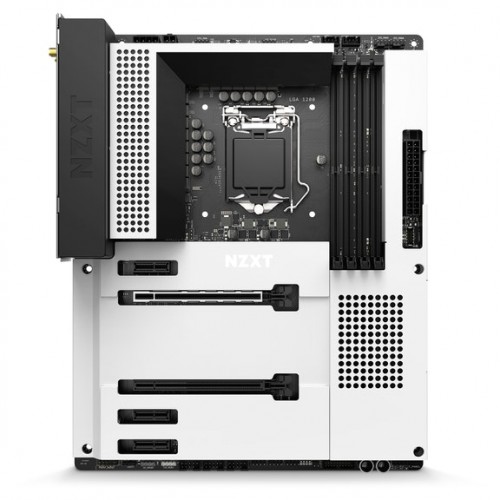 NZXT N7 Z590 Matte White Intel 11th and 10th Gen ATX Wi-Fi Gaming Motherboard