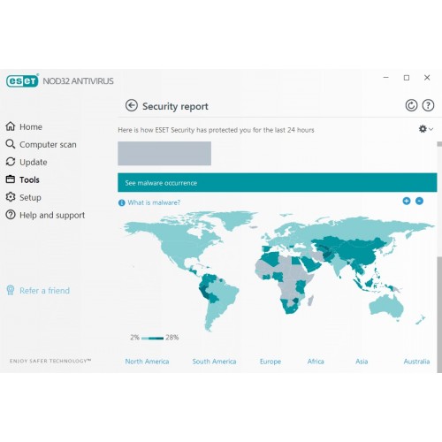 ESET NOD32 Antivirus 3 User for 1 Year