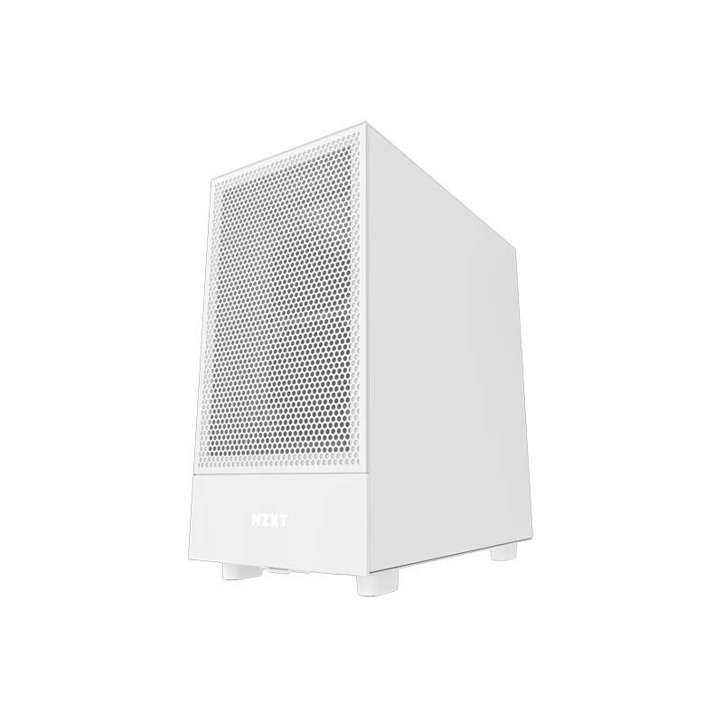 NZXT H5 Flow Compact Mid-tower Airflow Casing (White)