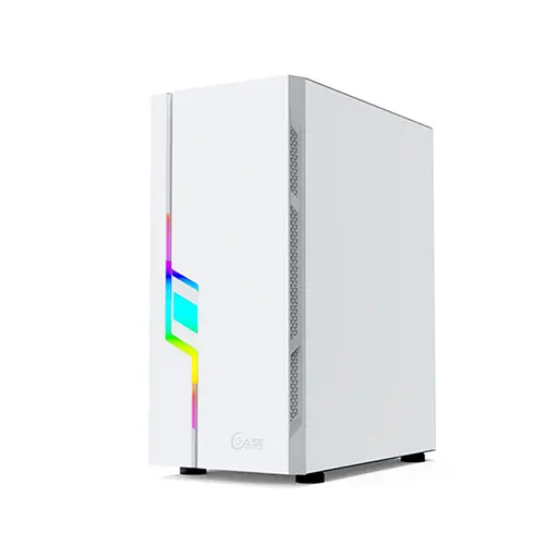 OVO JX188-7 White Mid Tower Gaming RGB Case