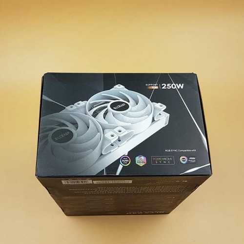 PCcooler GI-CX240 ARGB 240mm AIO CPU Liquid Cooler (White)