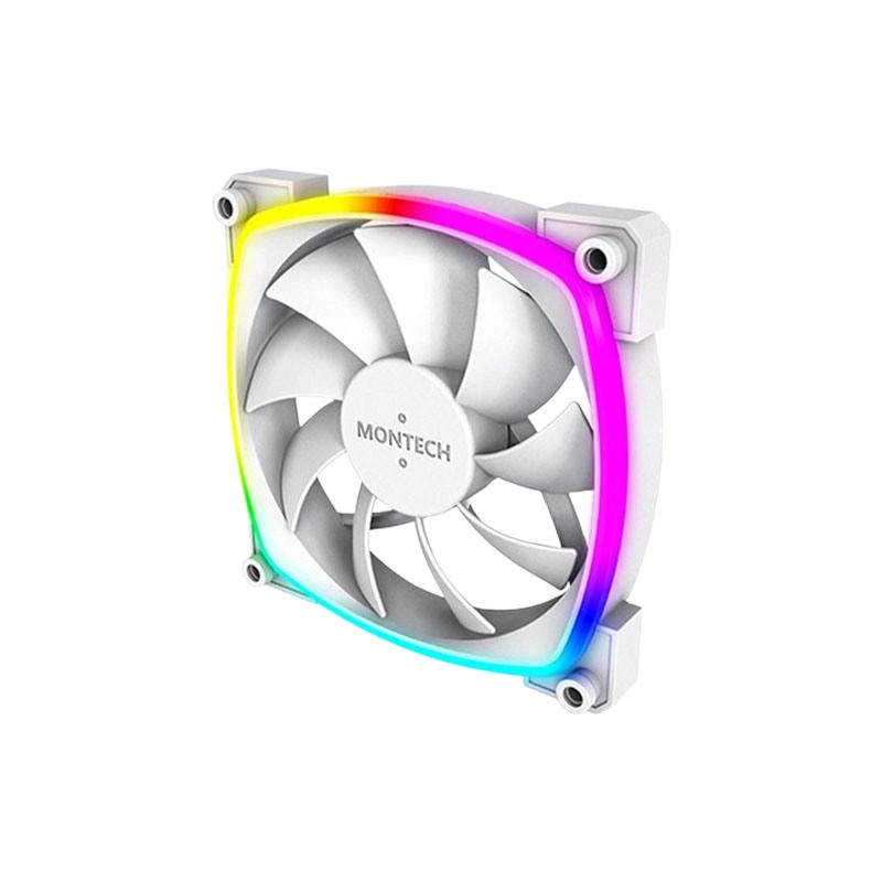 Montech AX120 PWM 120mm ARGB Case Fan White Specification :