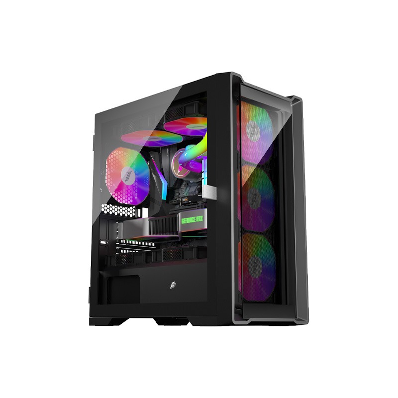 1STPLAYER TRILOBITE T4 M-ATX GAMING CASE BLACK