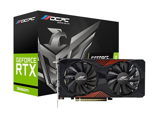 OCPC RTX 3060TI 8GB GDDR6 HDMI+DP 256 BIT GRAPHICS CARD