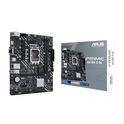 ASUS PRIME H610M-D D4 12th Gen mATX Motherboard