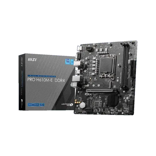 MSI PRO H610M-E DDR4 12th Gen & 13th Gen mATX Motherboard