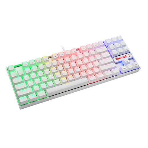 Redragon K552 KUMARA RGB Mechanical Gaming Keyboard (White)