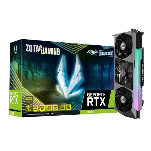 ZOTAC GAMING GeForce RTX 3080 AMP Extreme Holo LHR 12GB GDDR6X Graphics Card