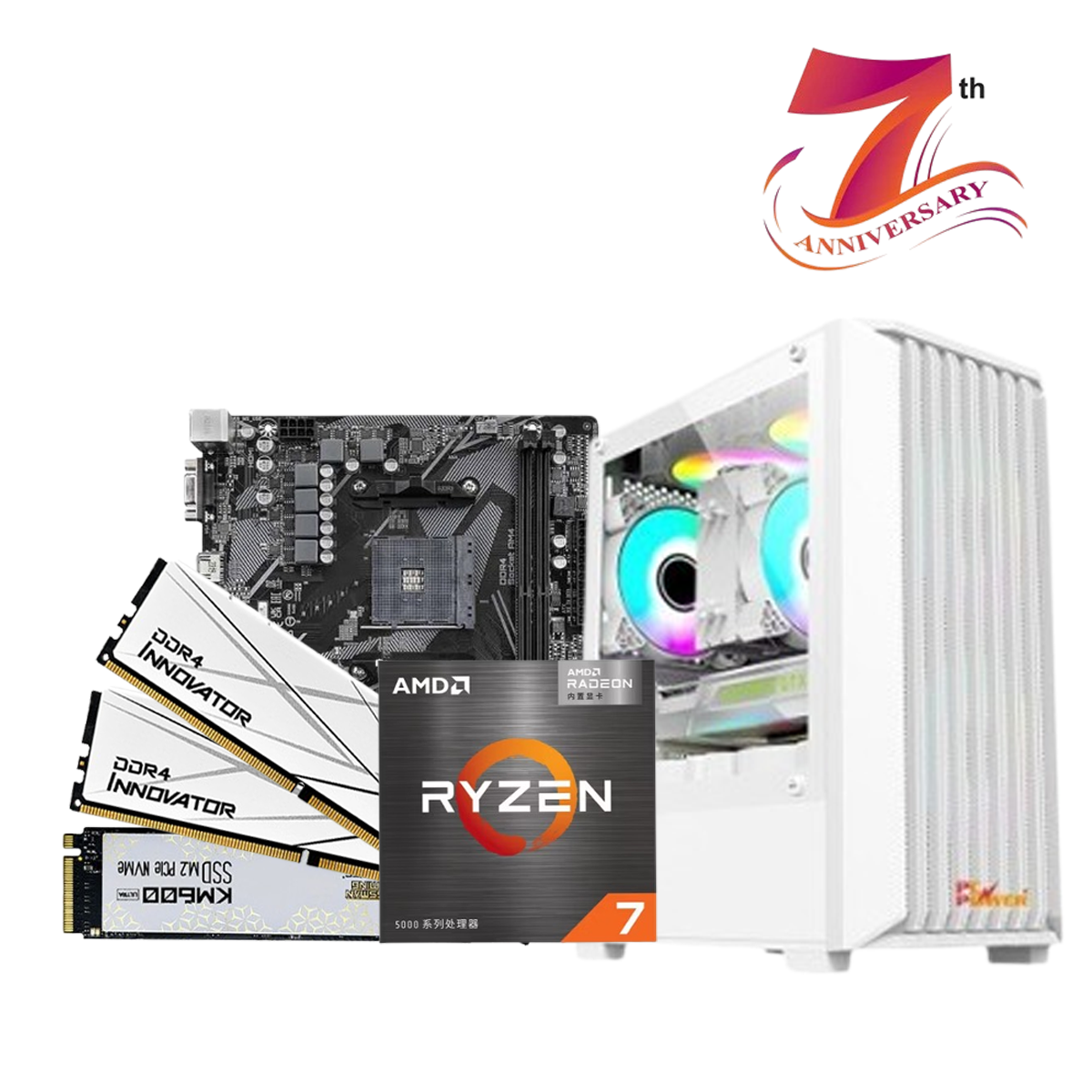 AMD RYZEN 7 5700G PC BUILD COMBO