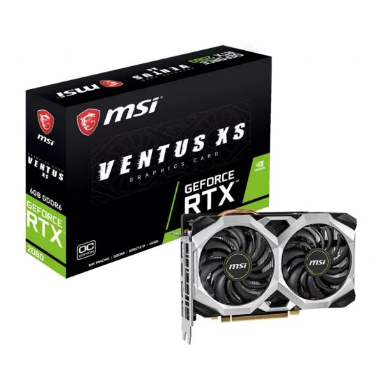 MSI GeForce RTX 2060 VENTUS XS OC 6GB Graphics Card