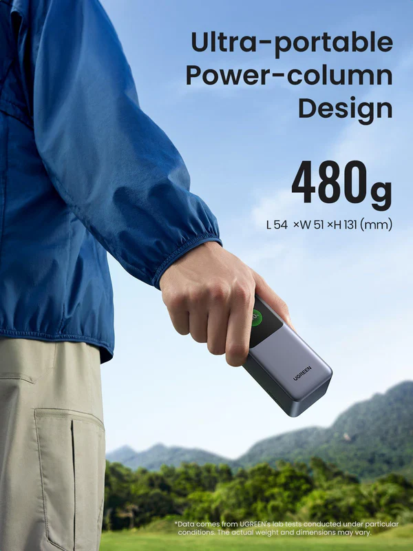 UGREEN PB721 (35524B) Nexode Power Bank 20000mAh 130W with Smart Digital Display