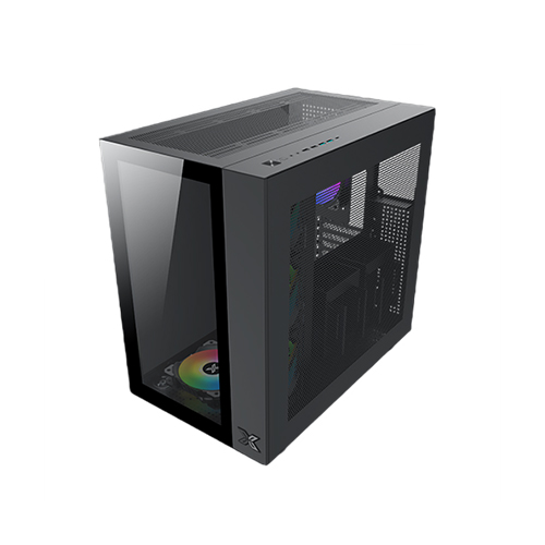 XIGMATEK AQUARIUS PRO TEMPERED GLASS ATX GAMING CASE (BLACK)