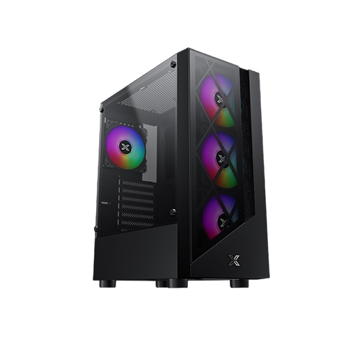 XIGMATEK DUKE TEMPERED GLASS ATX GAMING RGB CASE (BLACK)