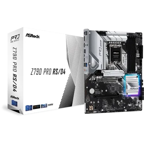 ASRock Z790 Pro RS/D4 13th Gen & 12th Gen ATX Motherboard